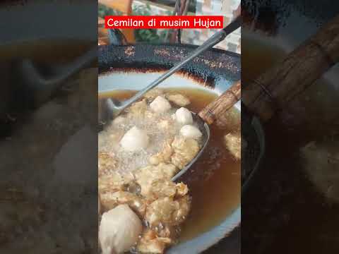 cemilan di musim hujan enaknya sama gorengan#gorenan#bumbum
