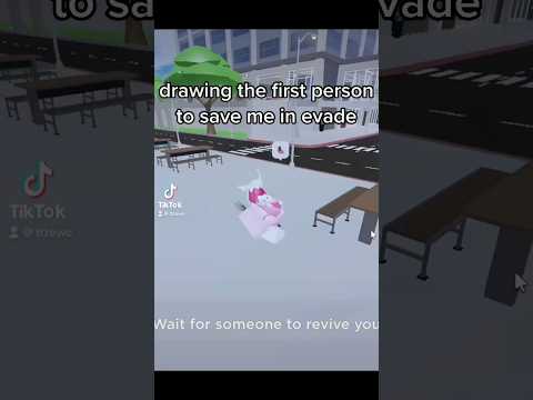 drawing the first person to save me in evade  #roblox #robloxart #evade