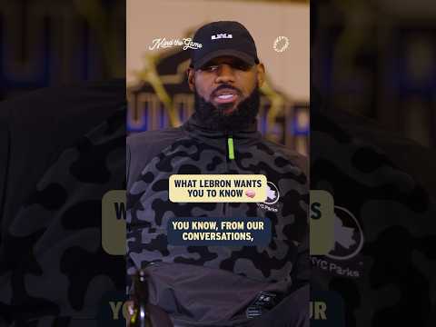 LeBron's message to hoopers who want to be great is a must watch ‼️ #lebron #basketball #shorts