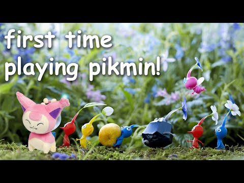 playing pikmin for the first time!