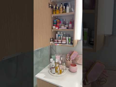 time for a bathroom reset💫 #cleaning #cleaningmotivation #sundayreset #resetroutine #aesthetic