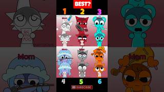 Sprunki Dad VS Mom: Who is The BEST? Big Pack Animation #sprunki #shorts #animation