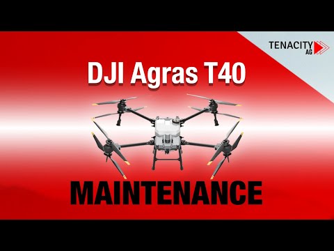 DJI Agras T40 Maintenance Time Lapse