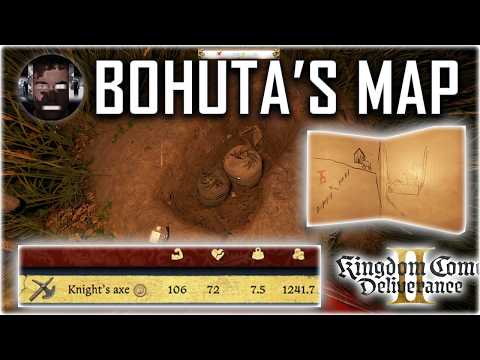 Bohuta's Map Stash Location & Knight's Axe - Kingdom Come Deliverance 2