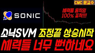소닉SVM 조정 끝! 상승시작!! 소닉SVM 코인 세력들 너무 뻔하네요... 소닉 코인 홀더분들 필수시청!!