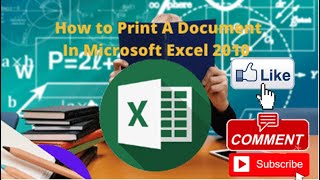 How To Print A Document In Microsoft Excel 2010