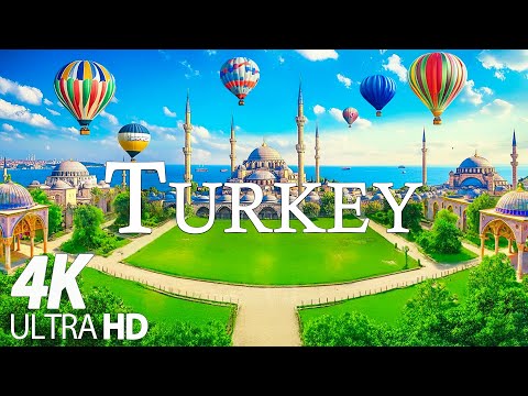 Turkey 4K - Relaxation Film - Natural Wonders of Türkiye with relaxing music - 4K Video Ultra HD