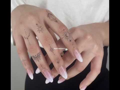 The beauty of hand tattoos 🌸