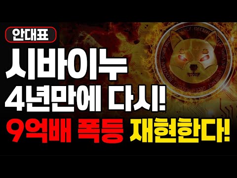 시바이누 역사적 폭등 '똑같은 패턴' 재현한다! 마지막 인생 역전 기회!
