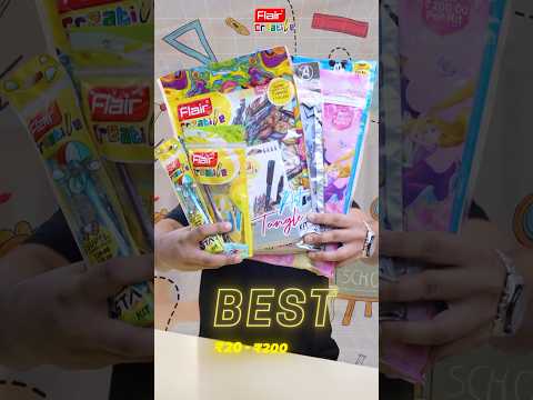 Flair Stationery kits from 20 to 200 Rs/- #shorts #SYShorts 613