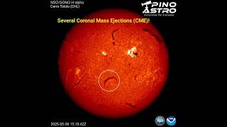 Several Coronal Mass Ejections! #CME on May 6, 2025 #PinoAstro