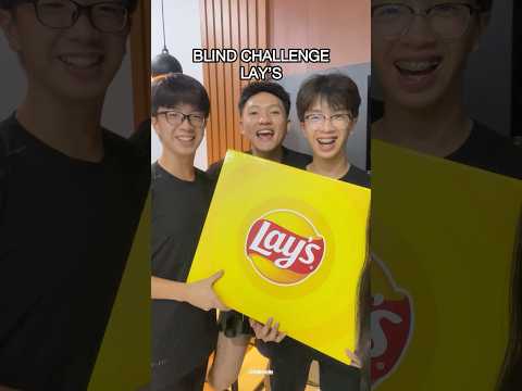 ISENGIN KOKO SUAMI & KEMBAR SURUH BLIND CHALLENGE😜 #blindchallenge #challenge #lays  #hellomelle