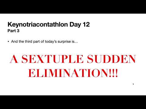 Keynotriacontathlon Day 12