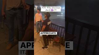POV: Why Doorman checks 🆔s #doorman #downtownhouston #pov #explore #bouncer #security #houstontx