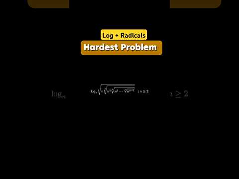 Log & Radicals: Mind Blown!#maths