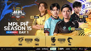 🔴 LIVE | MPL PH S15 | ENGLISH - Playoffs Day 1