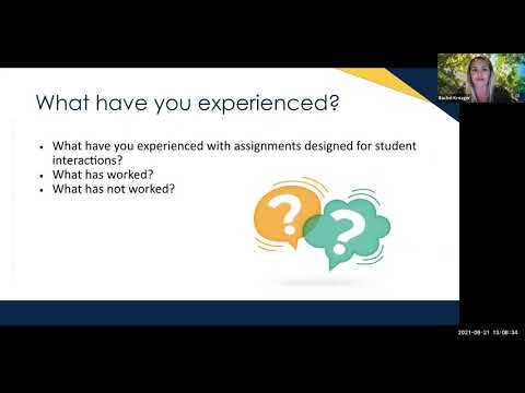 Seminar Series Positive Student Interactions 1 Designing Assignments