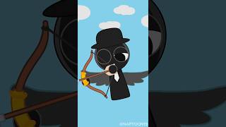 Sprunki Lucky Cupid Jevin & Black Animation #sprunki #shorts #animation