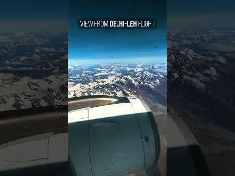 Incredible view from Delhi to Leh flight | How you can see it too