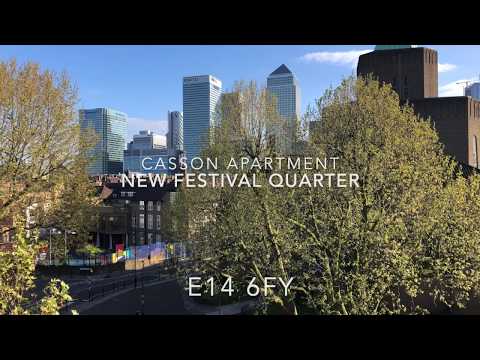 London | Casson Apartment | New Festival Quarter | 2 bed rooms | E14 6FY