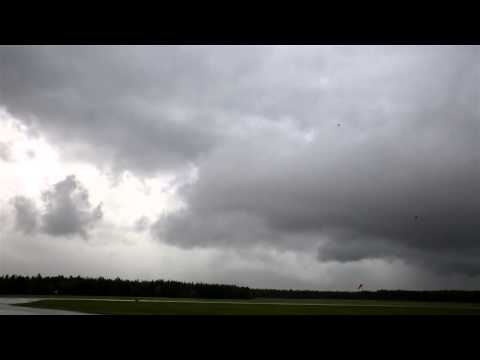 Thunderstorms over Östersund Sweden