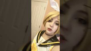oh who is she... rin cosplay #vocaloid #rin #rincosplay #cosplay #cosplayer #rinvocaloid