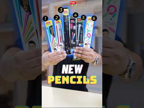 Top 6 New Pencils from Flair#Shorts #SYShorts 611