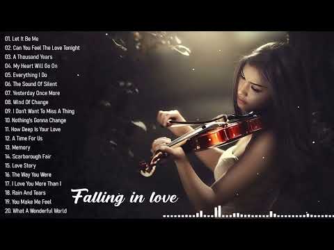 Beautiful Romantic Violin Love Songs Instrumental - Best Relaxing Instrumental Music
