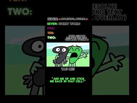 Voice reveal ig anyways- Bfdi stuff might be coming idk @APPY_YT
