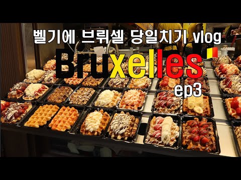 [ ep3 당일치기 벨기에 브뤼셀 여행 vlog ] 혼자하는 당일치기 브뤼셀, 오줌싸개 동상, 브뤼셀 와플, 암스테르담에서 브뤼셀 가기