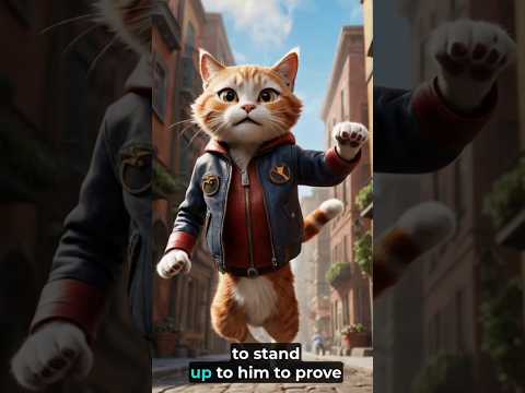 Leo the Cat and His Mother Face Off Against Mr. Klaus, the Evil Cat#pets #anime #animals #animation