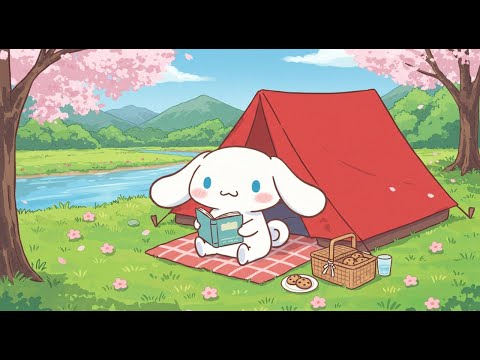 Cinnamoroll's Relaxing Spring Outing 🌸📚 Soft And Soothing Lofi Music For Studying And Relaxing