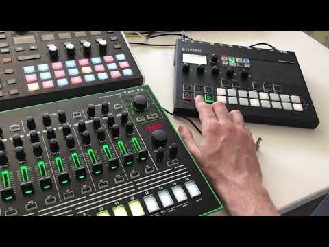 Quick easter Jam. Hydrasynth, Squarp pyramid and TR-8