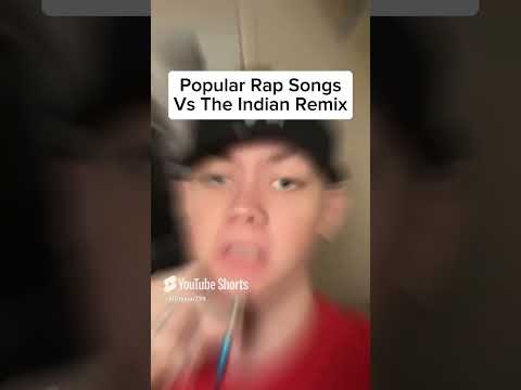 Popular Rap Songs Vs The Indian Remix 👳🏾‍♂️ #shorts #rap #juicewrld