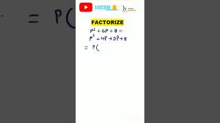 #factorization class 8 / How to Factorise Polynomials #shorts #trending #mentegenius #maths #viral