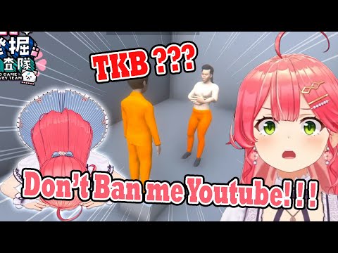 Miko thought her channel would get banned when she got TKB jump-scared  in a weird indie game
