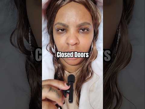 I closed them for a reason