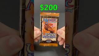 Opening an Urza's Saga Booster Pack from 1998 #mtg #magicthegathering