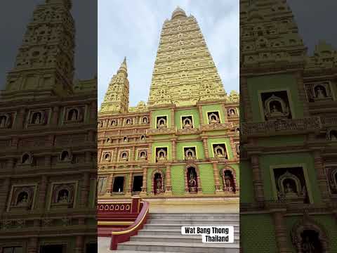 Wat Bang Thong, a beautiful temple in Thailand