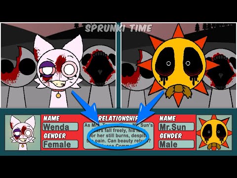 Incredibox Sprunkle Salad Phase 2 - NEW UPDATE (RELATIONSHIPS) | ALL Characters Relationships|Part 2
