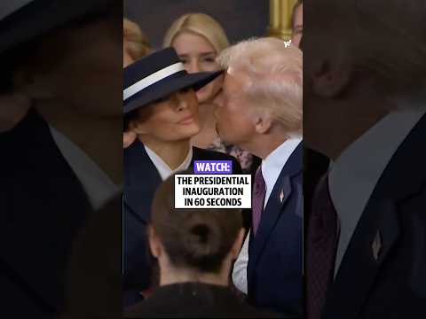 Trump's inauguration in 60 seconds