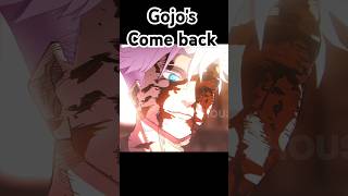The moment Gojo's comeback shocked Sukuna[JJK/ANIME MANGA] #edit #gojo #sukuna