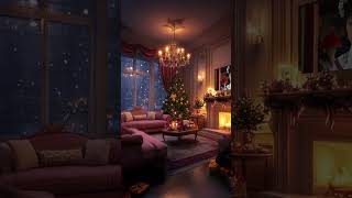 Cozy fireplace from fall to winter #relax #asmr #christmas #cozywinterambience #cozyrelaxing