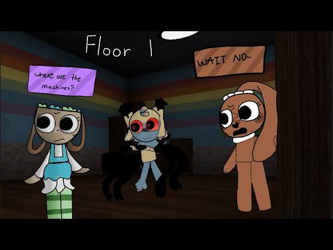 Bassie and cocoa run! GONE WRONG… | died floor 1 |