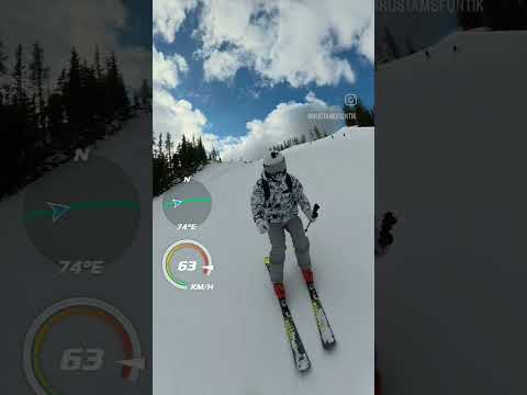 DJI Action 5 Pro invisible selfie stick on snow + gps #dji #djiaction5pro #dji #action5pro #gps