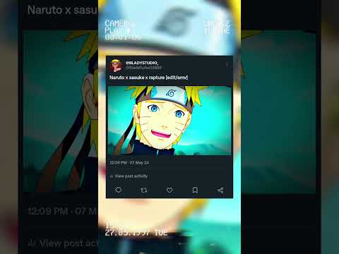 Naruto X Sasuke X Rapture  [amv/edit]            #anime #narutoshippuden #naruto #madarauchiha