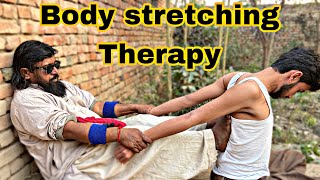ASMR || BABA BENGALI NEW INNOVATION 2025 BODY STRETCHING THERAPY || FULL RELAXATION MASSAGE #asmr