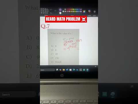 Hard Math Problem with Exponents | Trick Question | JusticeTheTutor #shorts #mathematics #maths