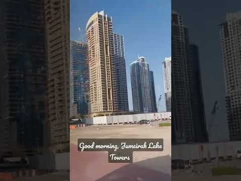 A good morning in Jumeirah Lake Towers, DMCC. #dubailife #realestate #vacation #airbnb #shorts