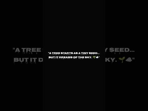 "Grow Like a Tree—Strong, Silent & Unstoppable! 🌳🔥" #motivation #stayfocused